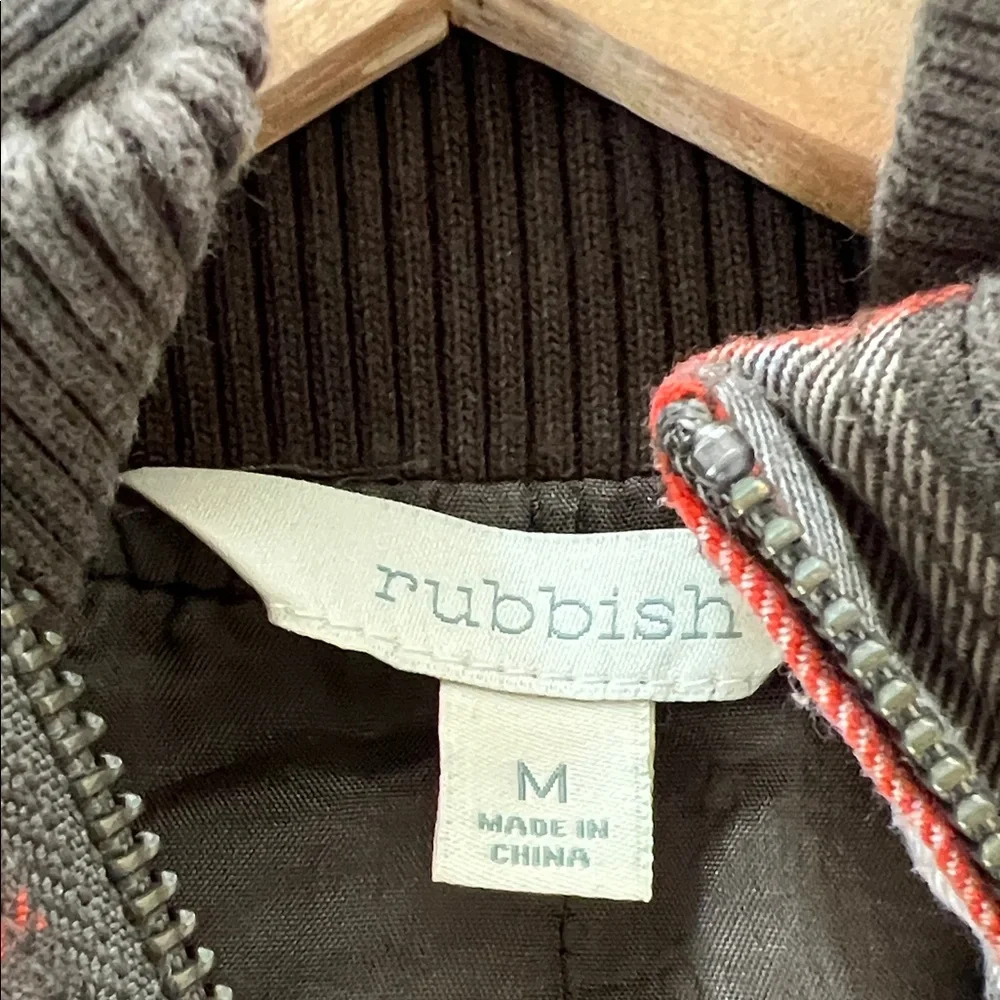 Nordstrom Rubbish Plaid Bomber Jacket - Red, Black, White